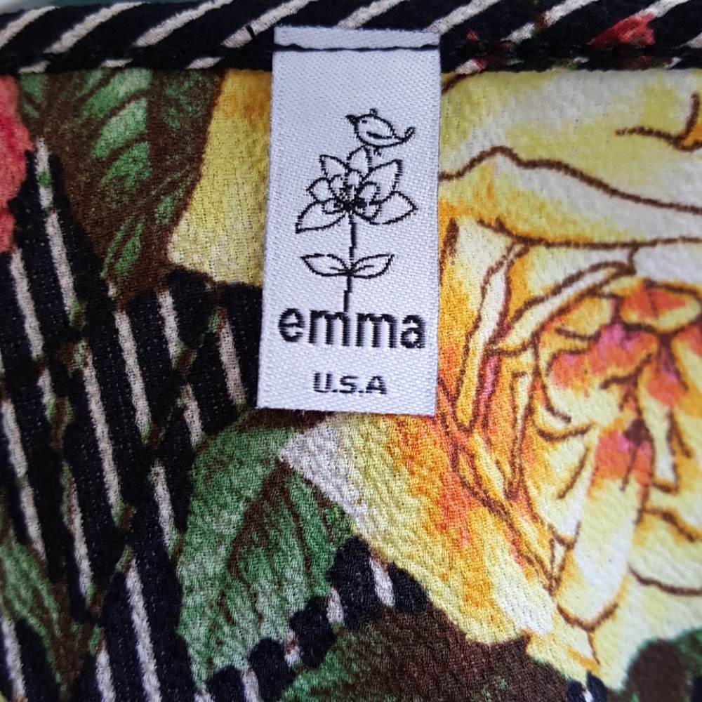 Stunning Striped Floral Print Blouse - Picture 3 of 4